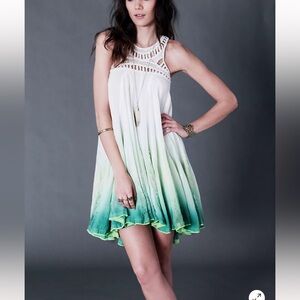 Free People FP One Sweet Upon the Seat Amy Dip Dye Dress size XS
